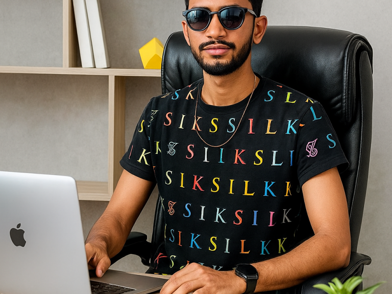 CEO Working at office